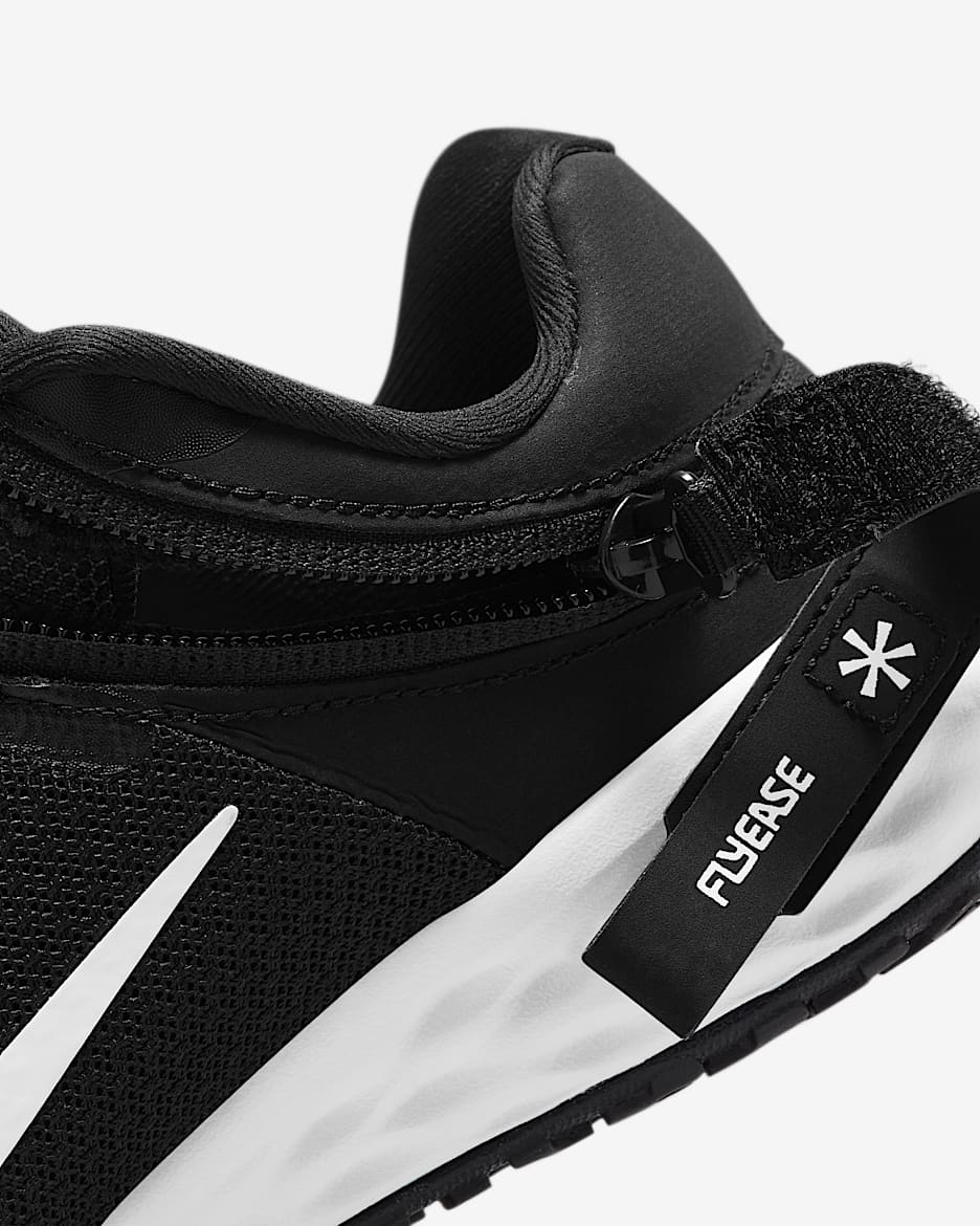 Nike Revolution 6 FlyEase Younger Kids Easy On Off Shoes